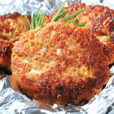 Galettes de haricots rouges prégermées